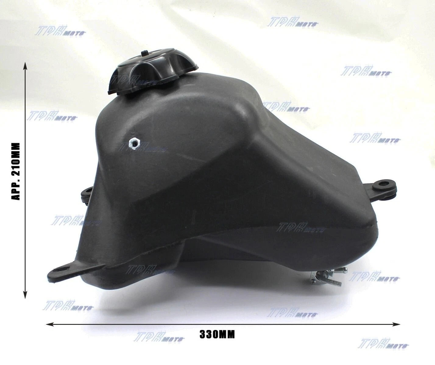 Twin Spar Frame Fuel Tank with Cap for 125cc-250cc Dirt Bike (Gas)