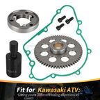 Starter Clutch One Way Bearing Gear & Flywheel Puller Kit for Kawasaki Bayou 220 (1990–2004)