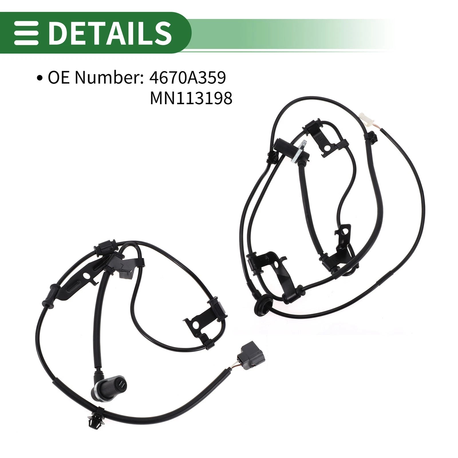 ABS Wheel Speed Sensor Kit No.4670A359 for Mitsubishi Eclipse (1995–1999)