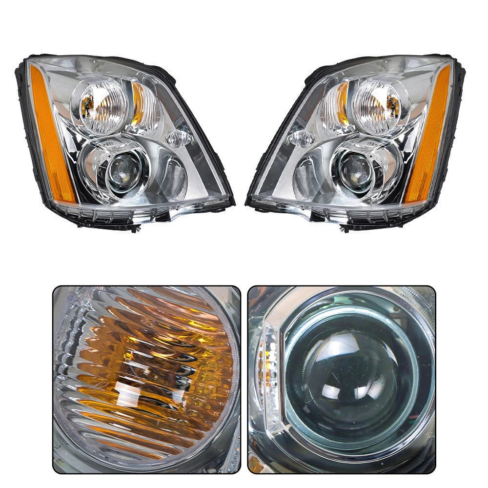 Chrome Headlight Assembly for Cadillac DTS (2008-2011) HID/Xenon