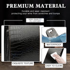 Black Crocodile Grain Wine Carrier Bag for Double Bottle Tote (2020-2021)