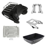 Backrest Rack Speakers Light Mount Plate for Harley Touring (2014–2023)