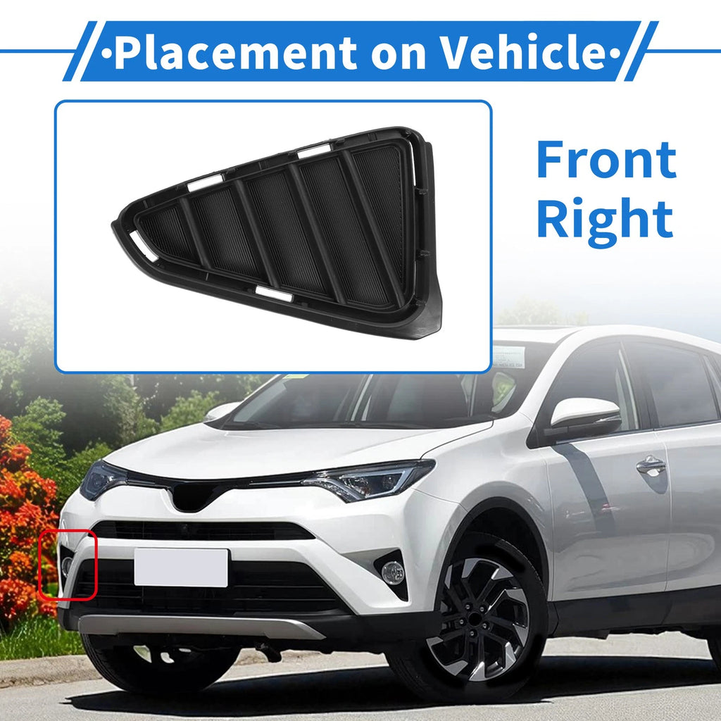 Front Right Fog Light Cover No. 52030-0R010 for Toyota RAV4 (2016–2018)