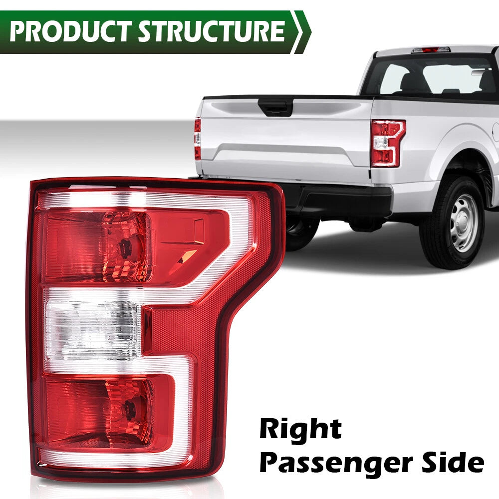 Rear Tail Light Brake Lamp Assembly for Ford F-150 (2018–2020) Right Side