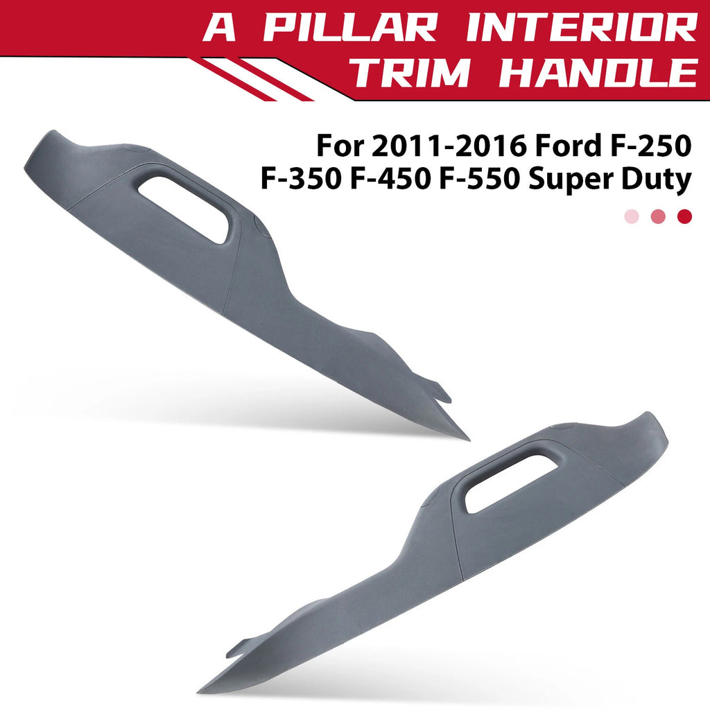 A Pillar Grab Handle Trim LH & RH for Ford F250 F350 Super Duty (2011–2016)