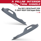 A Pillar Grab Handle Trim LH & RH for Ford F250 F350 Super Duty (2011–2016)