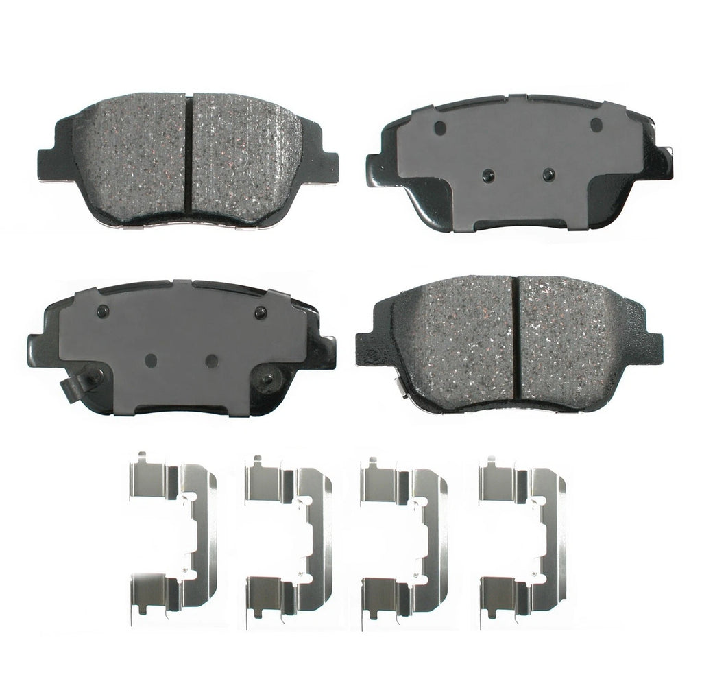 Front Brake Kit 300mm Disc Rotors & Akebono Ceramic Pads for Sonata Optima (2011–2019)