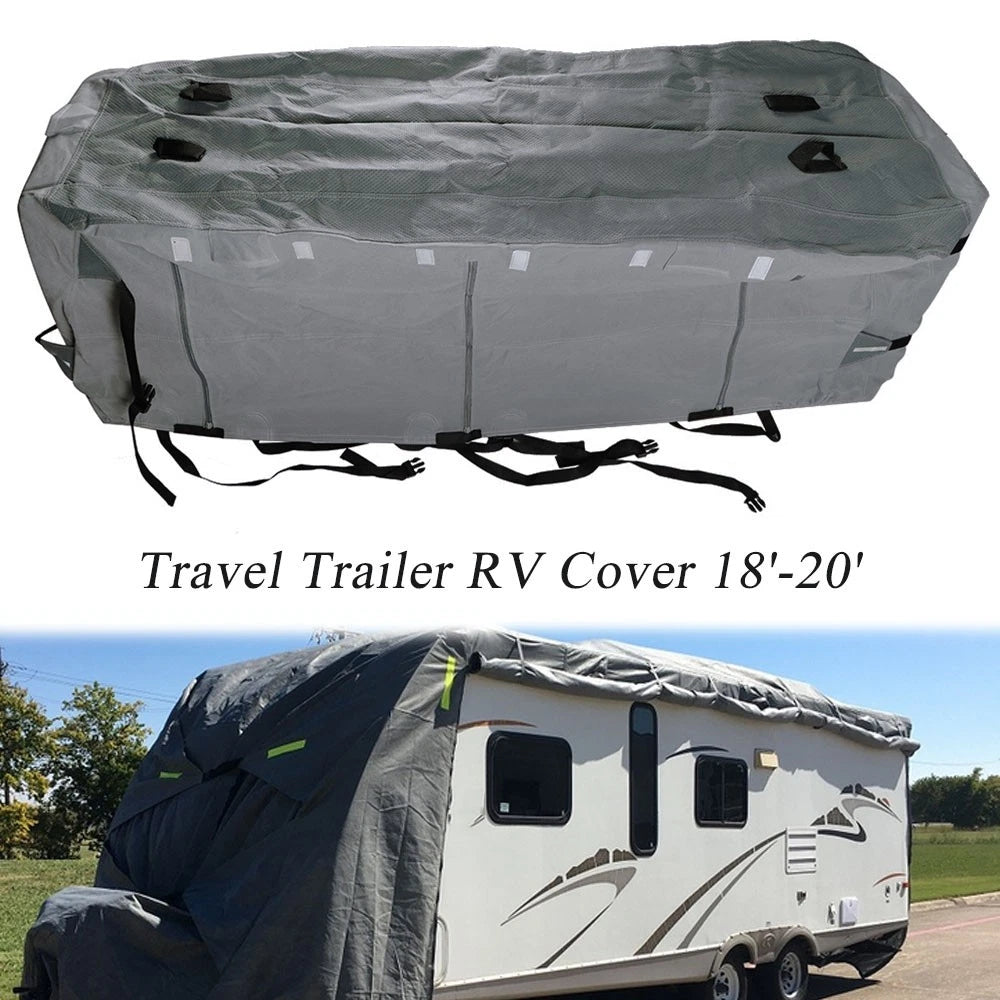 Waterproof Non-Woven Fabric RV Cover for Travel Trailer (18'-20')