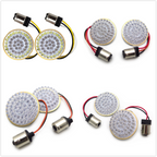 2" LED Bullet Turn Signal Brake Socket 1156 1157 for Harley