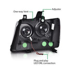 LED Projector Headlights for Chevy Avalanche Tahoe Suburban (2007–2014)