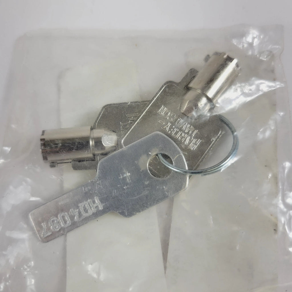 Barrel Key Set for Harley Davidson (OEM Code 4087, 71452-91A)