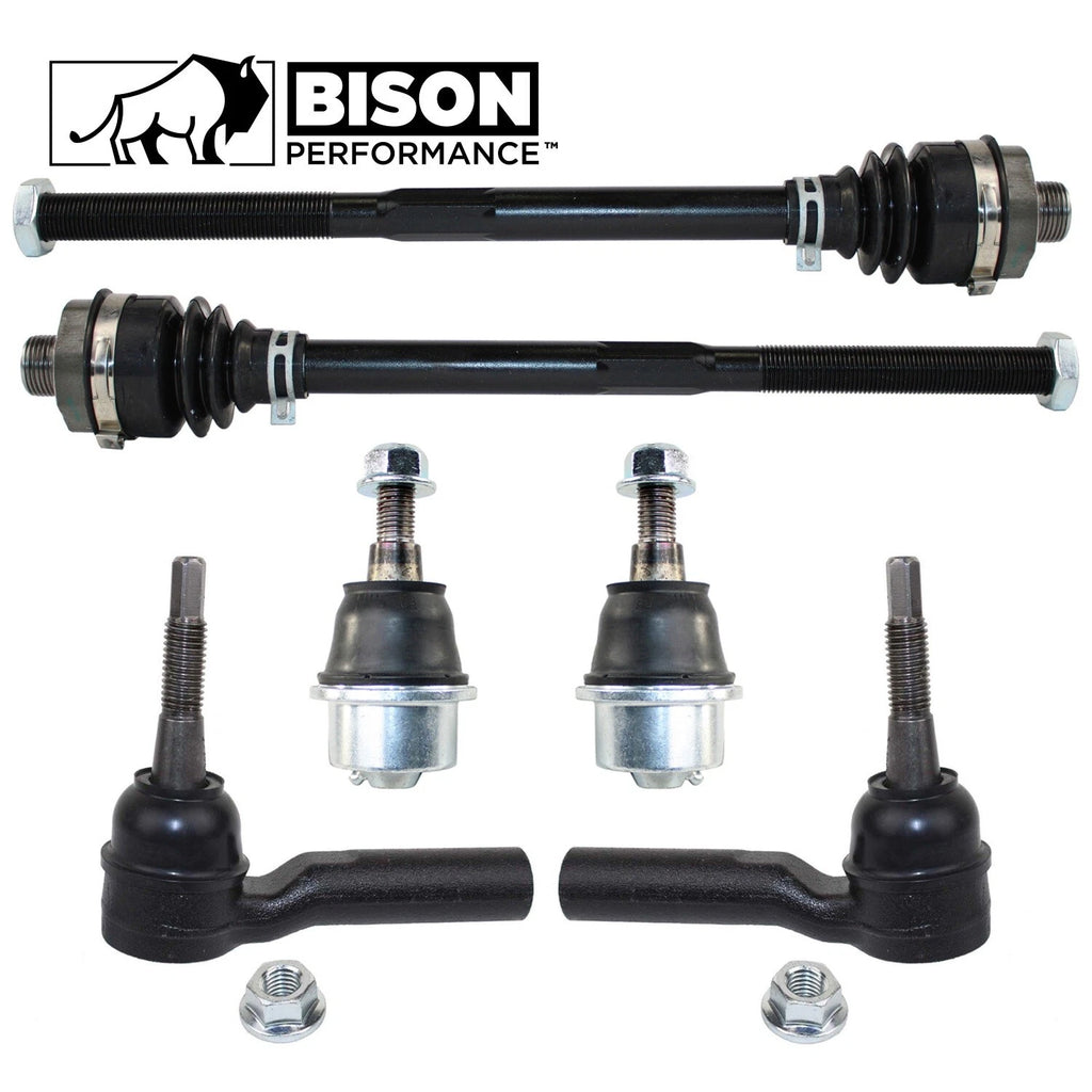 6pc Front Tie Rod End & Lower Ball Joint Kit for Chevrolet GMC