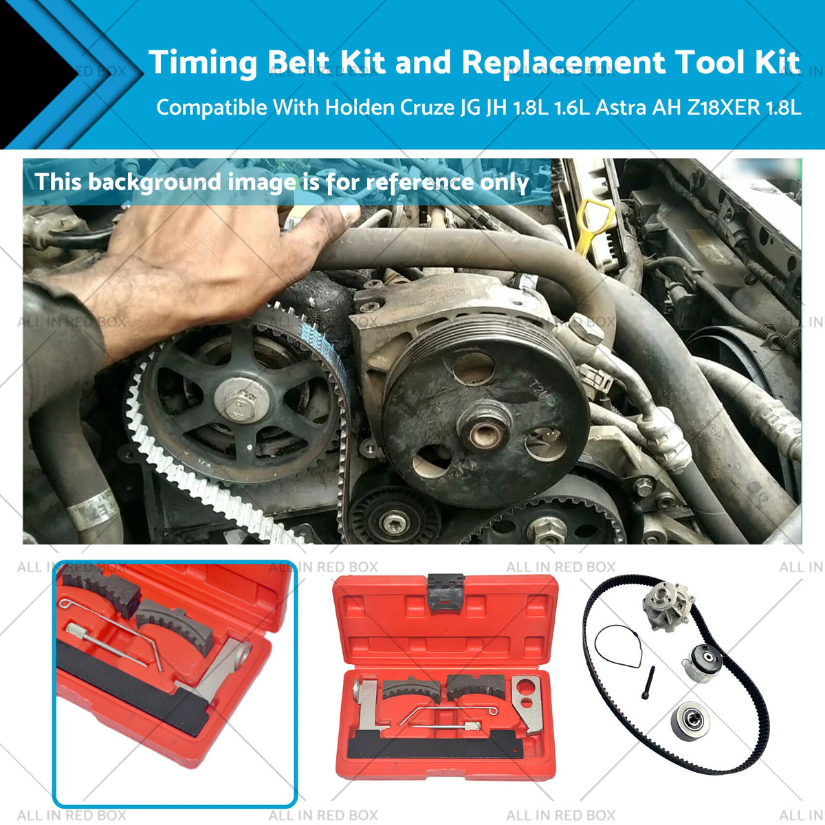 Timing Belt Kit + Tool Kit for Cruze JG JH 1.8L 1.6L Astra AH Z18XER (2009–2016)