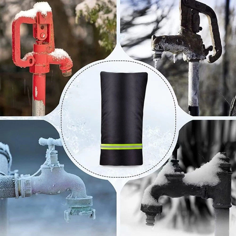 Winter Faucet Cover for Outdoor Pipes (420D Oxford Cloth, Insulated)