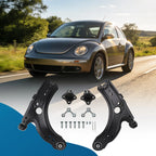4PC Front Lower Control Arm Kit w/ Ball Joints for VW Beetle Jetta Golf (2006–2010) K640176
