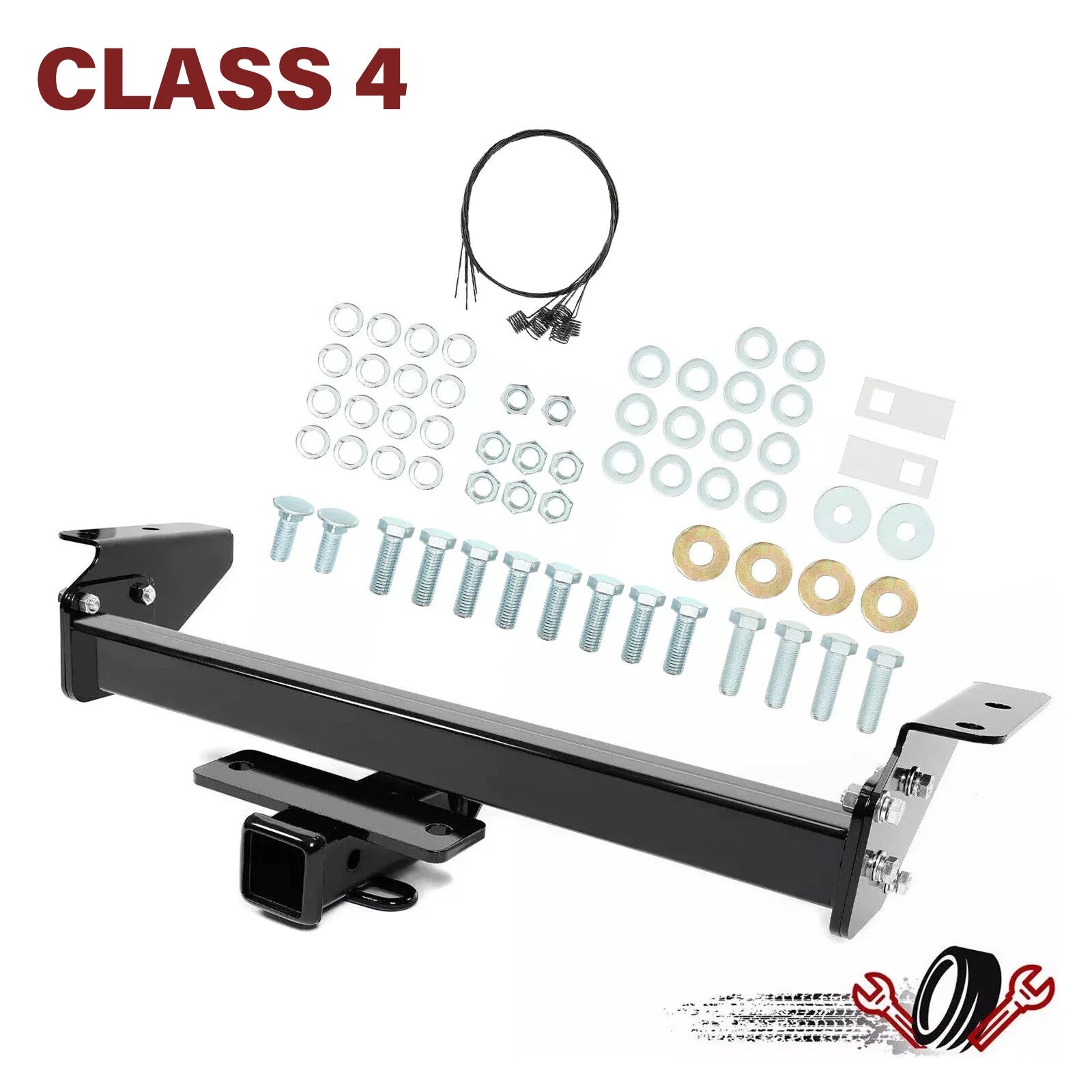 Class 4 Rear Bumper Trailer Hitch for Toyota Tacoma (2016–2023)