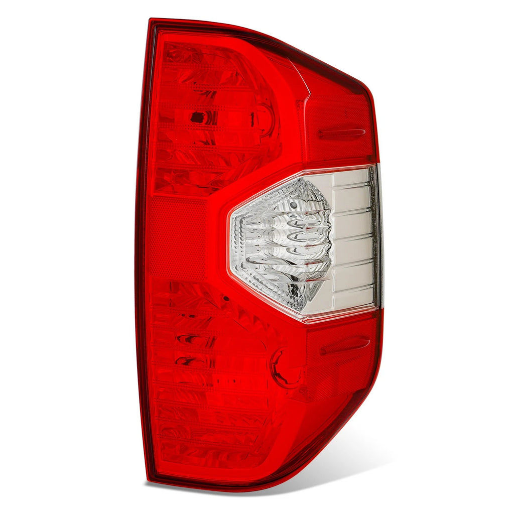 Chrome Housing Red Lens Tail Brake Light for Toyota Tundra (2014–2021)