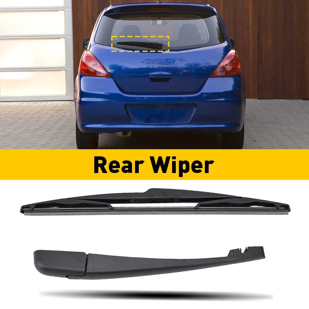 Rear Wiper Arm & Blade for Nissan Versa (2007–2012)