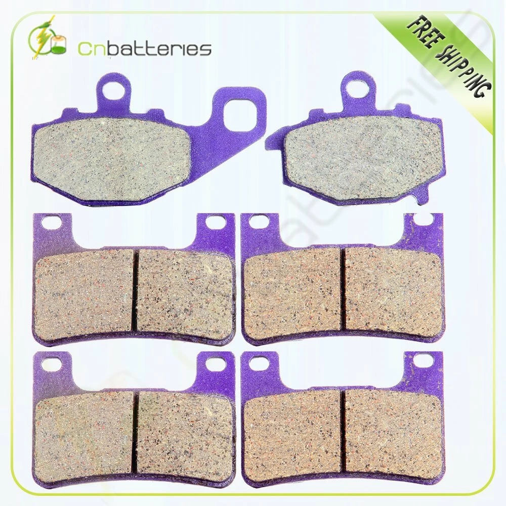 Front and Rear Brake Pads for Kawasaki ZX1000G Ninja 1000 (2011–2013) Carbon Fiber