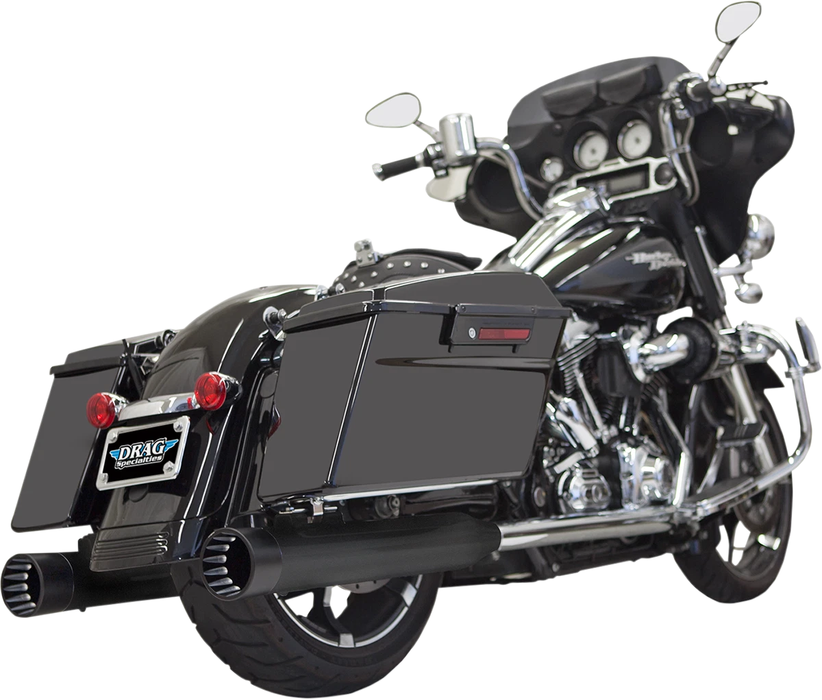 Bassani Xhaust DNT Straight Can Mufflers for Harley FL (1995–2016) 1F7DNT5B