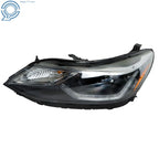 Halogen Headlight for Chevy Cruze (2016–2018) Projector w/ LED DRL Driver Left