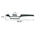Carbon Fiber Pattern Front Dashboard Strip Trim for Honda Accord 2018-2022