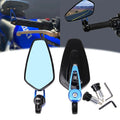 7/8" Handle Bar End Rearview Mirrors for Universal Motorcycle (All Years)