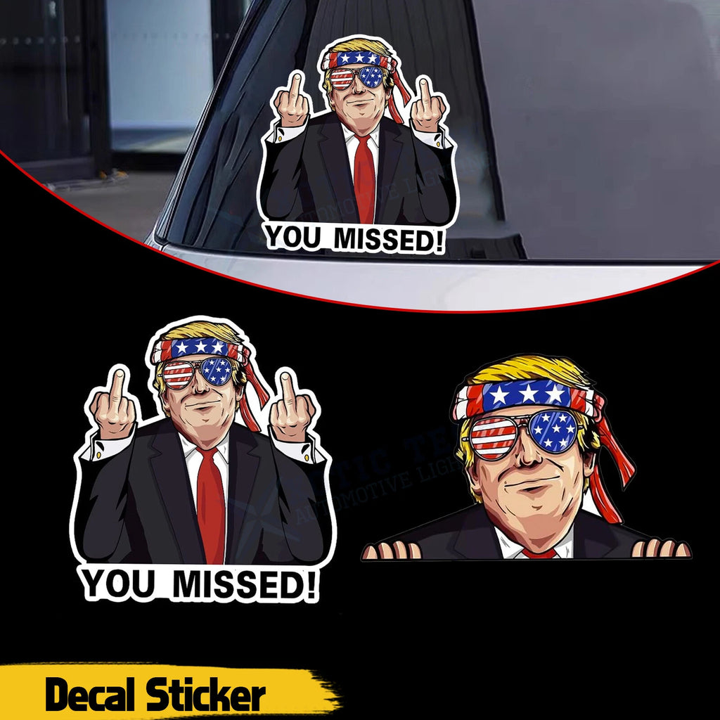 Donald Trump President Campaign Stickers for Car Bumper (2016–2020)