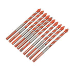 10PCS Tungsten Carbide Drill Bit Set with Triangular Handle