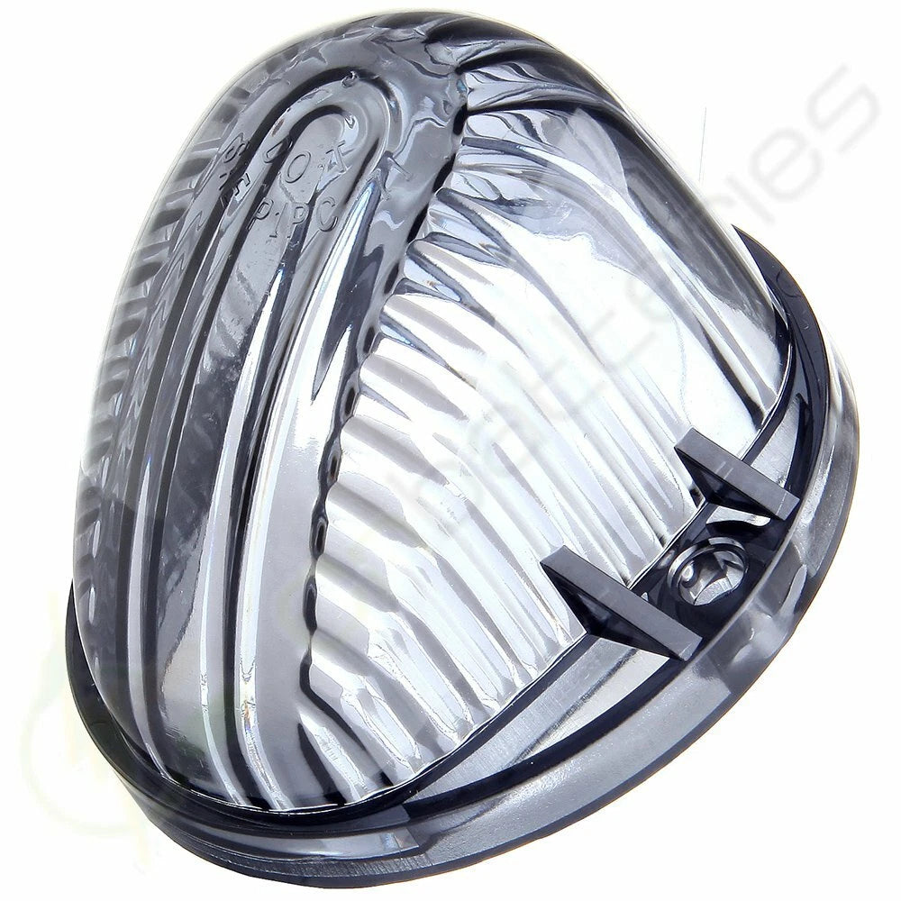 5pcs Smoke Round Cab Marker Light Lens Covers for Chevy (9069S)