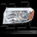 Left Driver Side Headlight Lamp for Honda Pilot (2012–2015) OE Chrome