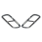 Chrome Rear Exhaust Muffler Tail Pipe Cover Trim for Mercedes C-Class (2022-2023)