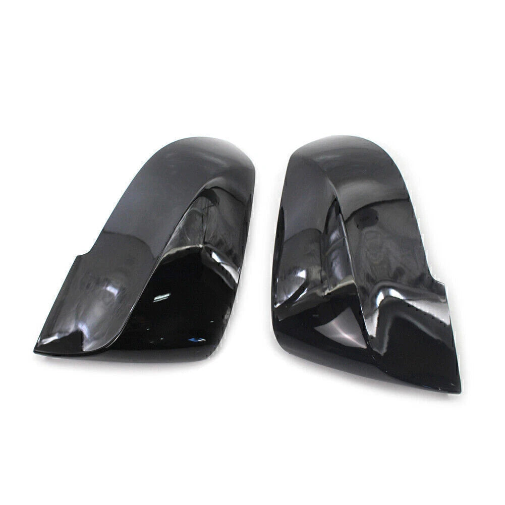 2X Gloss Black Mirror Cover Cap for BMW F20 F21 F22 F30 F31 F32 F33 F36 E84