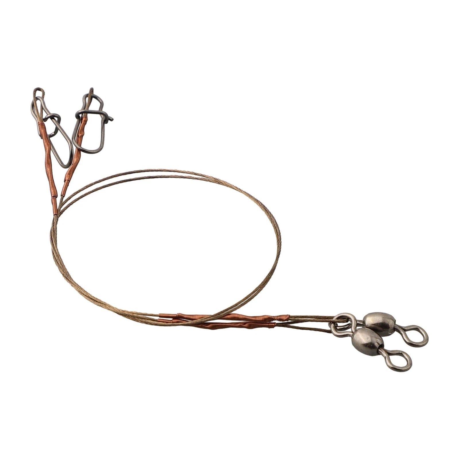 2PCS Wire Leader Snap for Fishing Line - Stainless Steel