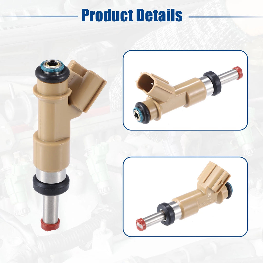 6X Fuel Injector Nozzle 23250-39215 for Toyota 4Runner (2010–2019) V6 4.0L