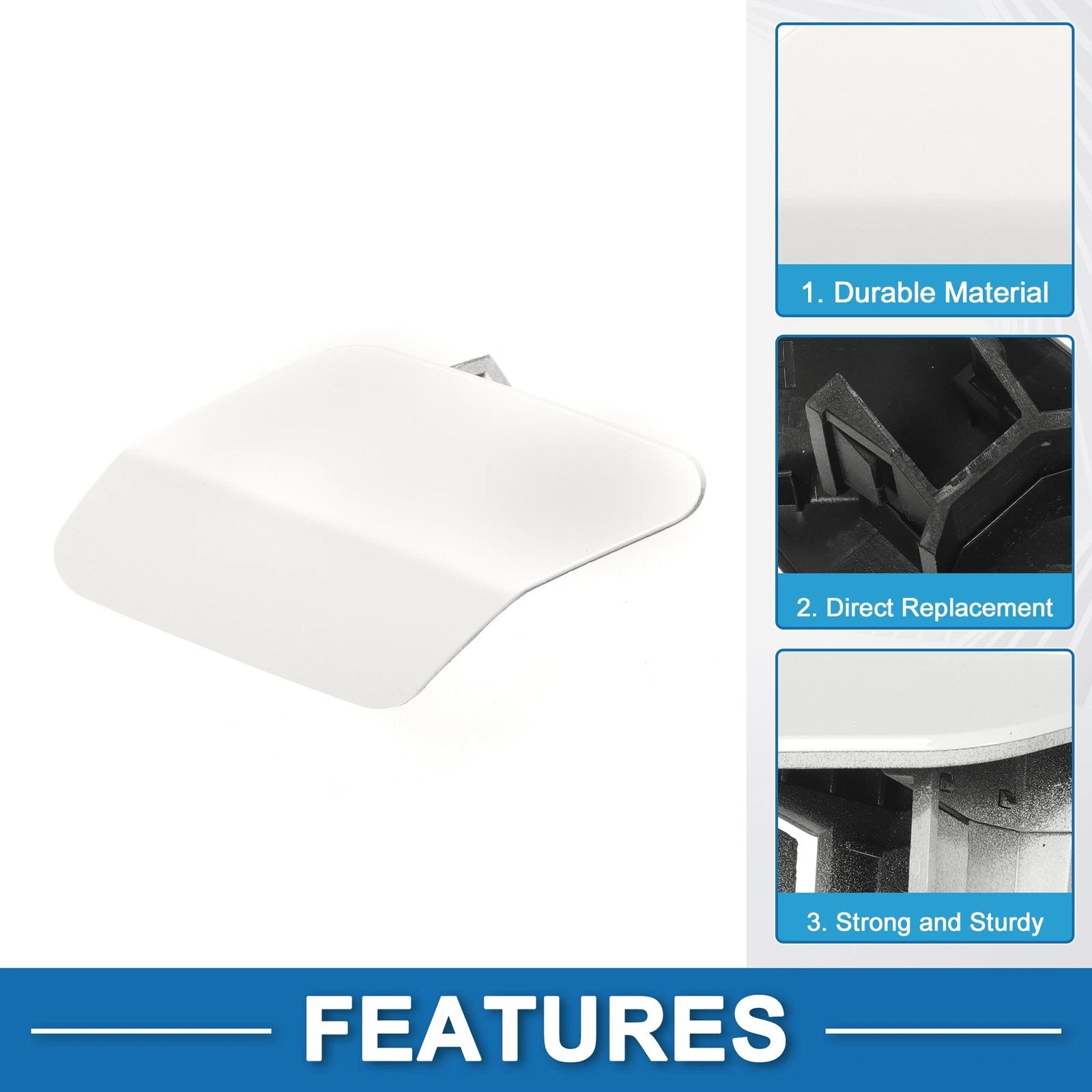 Front Left Washer Nozzle Cover Cap No. 51117422903 for BMW X6 (2015–2019) White