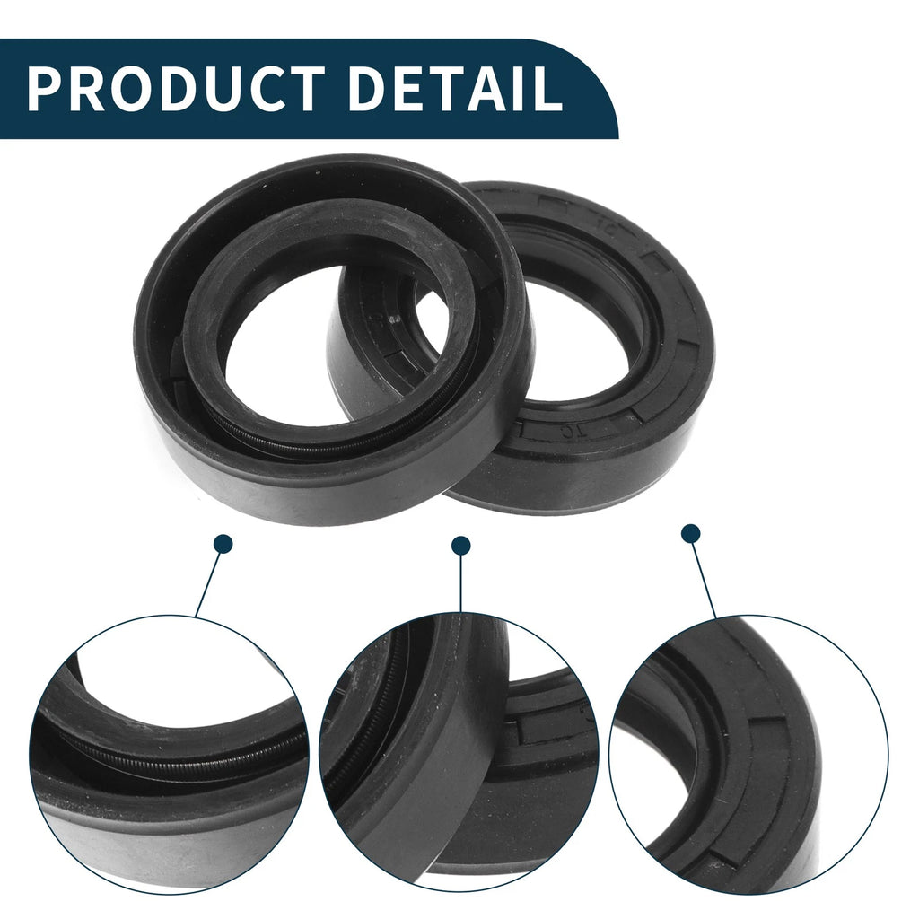 Set of 5 Oil Seal Rotary Shaft Seal NBR Rubber 25x40x10mm