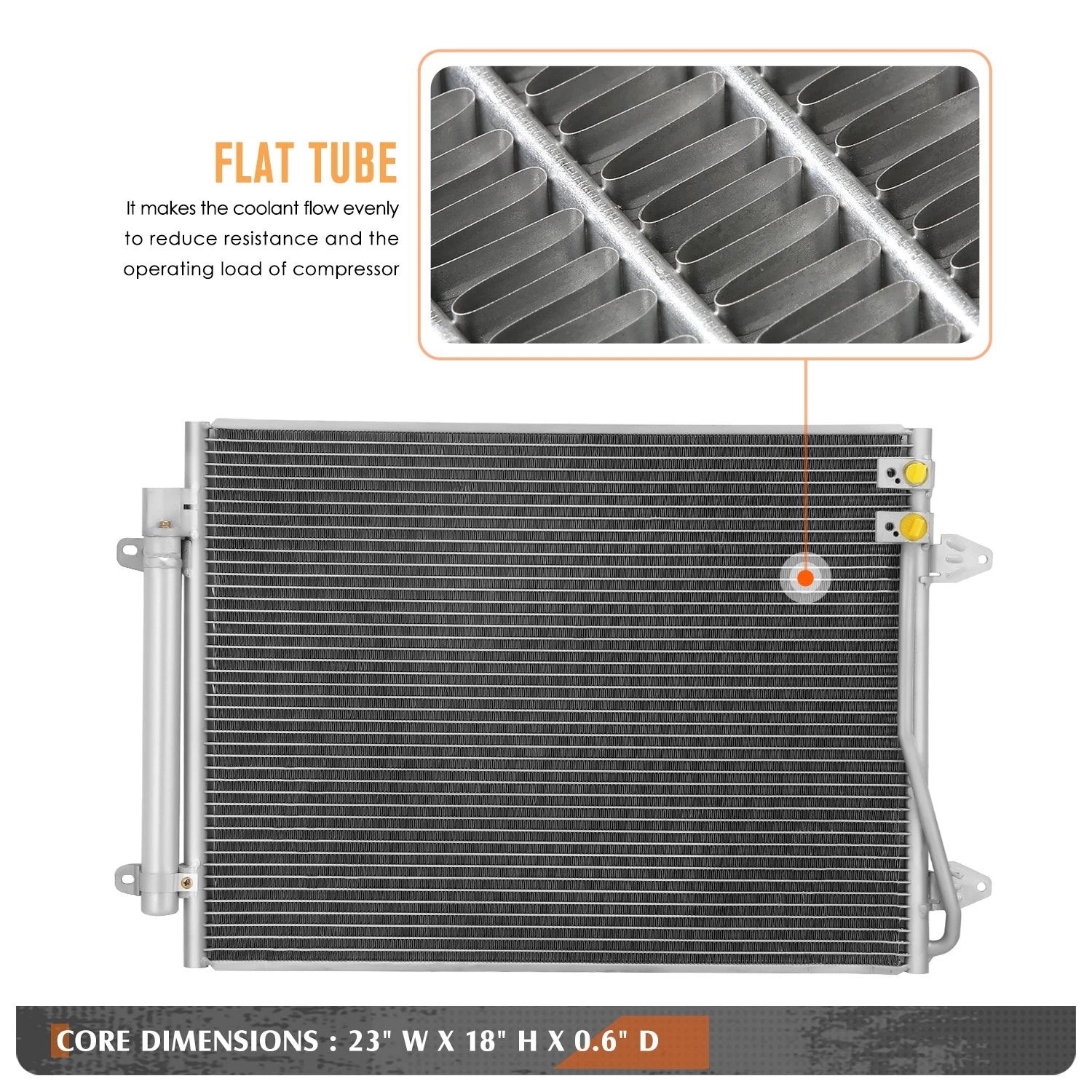 Aluminum 3-Row Performance Racing Radiator for Chevrolet Corvette (1991–1996)