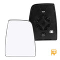 Heated Rearview Right Side Mirror Glass w/ Backing Plate for Ford Transit (2015–2020)