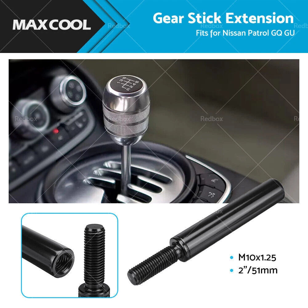 Gear Stick Shift Extension 51mm M10x1.25 for Nissan Patrol GQ GU (1997–2007)
