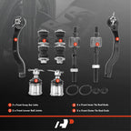 8X Sway Bar Link & Tie Rod End for Honda Civic CRX (1988–1991)