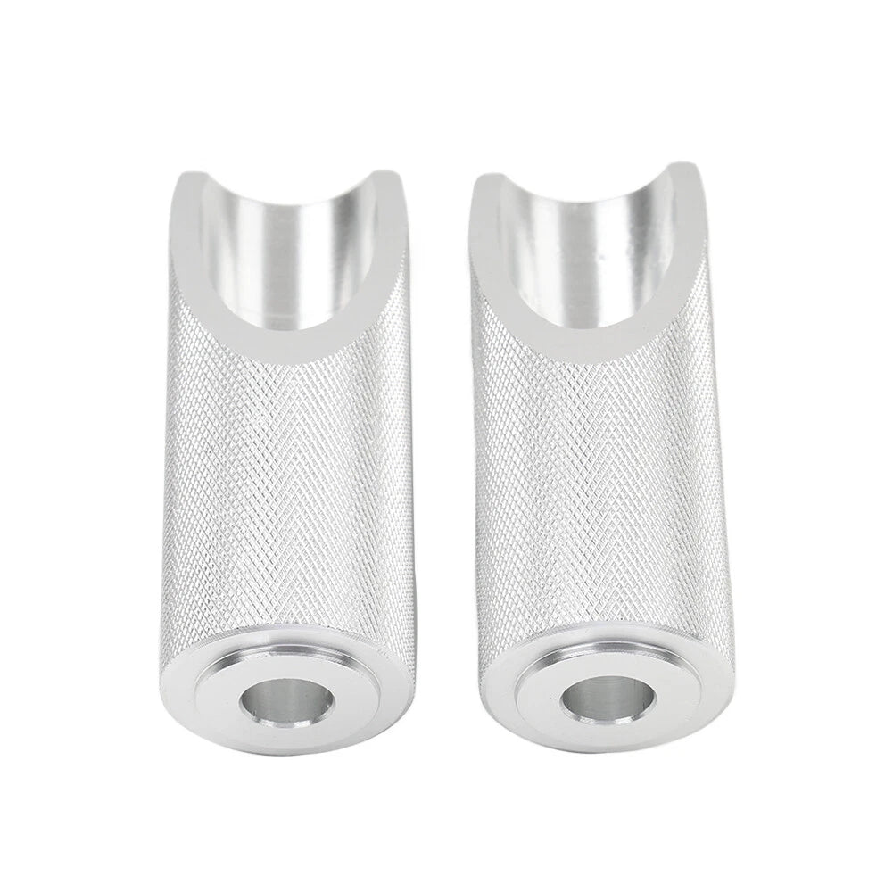 Silver Motorcycle Footpegs for Honda Ruckus (2003–2023)