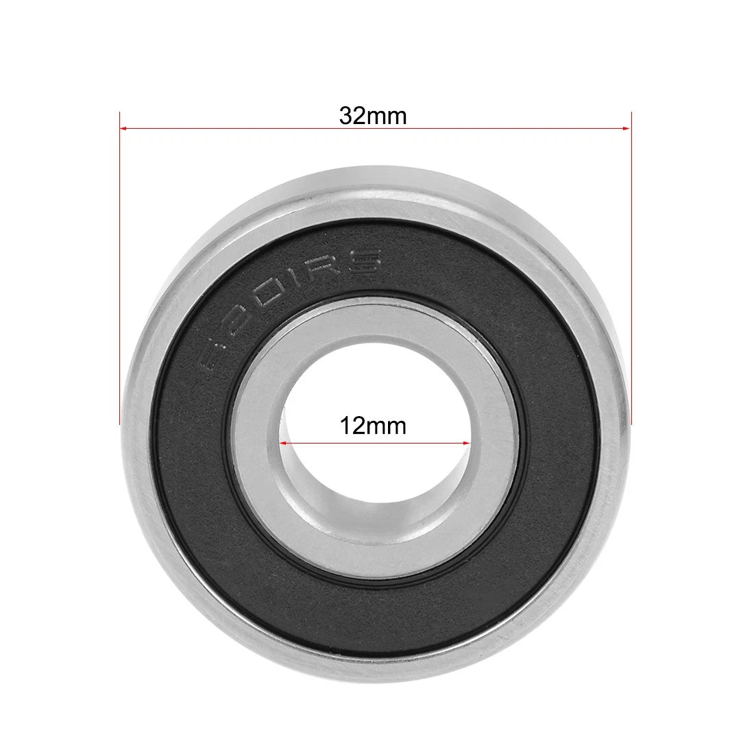 6201-2RS Deep Groove Ball Bearing for Various Applications (12x32x10mm)