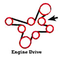 Engine Belt for Ford New Holland FR9050 FR9060 (504049425)