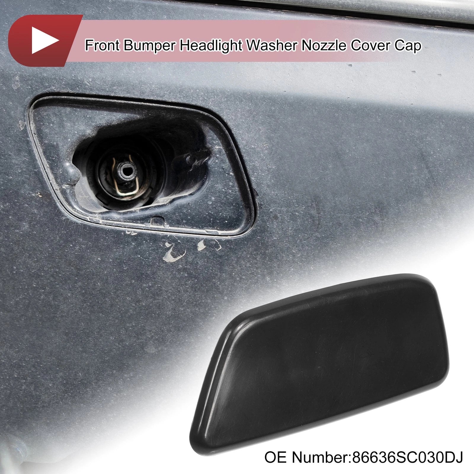 Front Left Washer Nozzle Cover Cap for Subaru Forester (2009–2012)