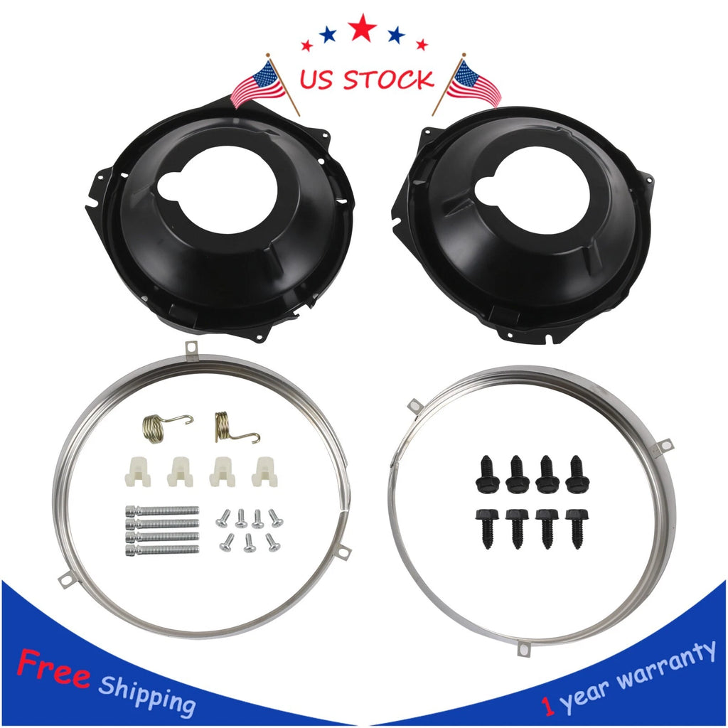Set of 28 Headlamp Retaining Rings for Camaro Nova