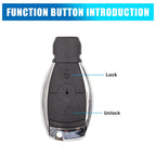 2 Button Key Fob Remote Case Shell for Mercedes (1)