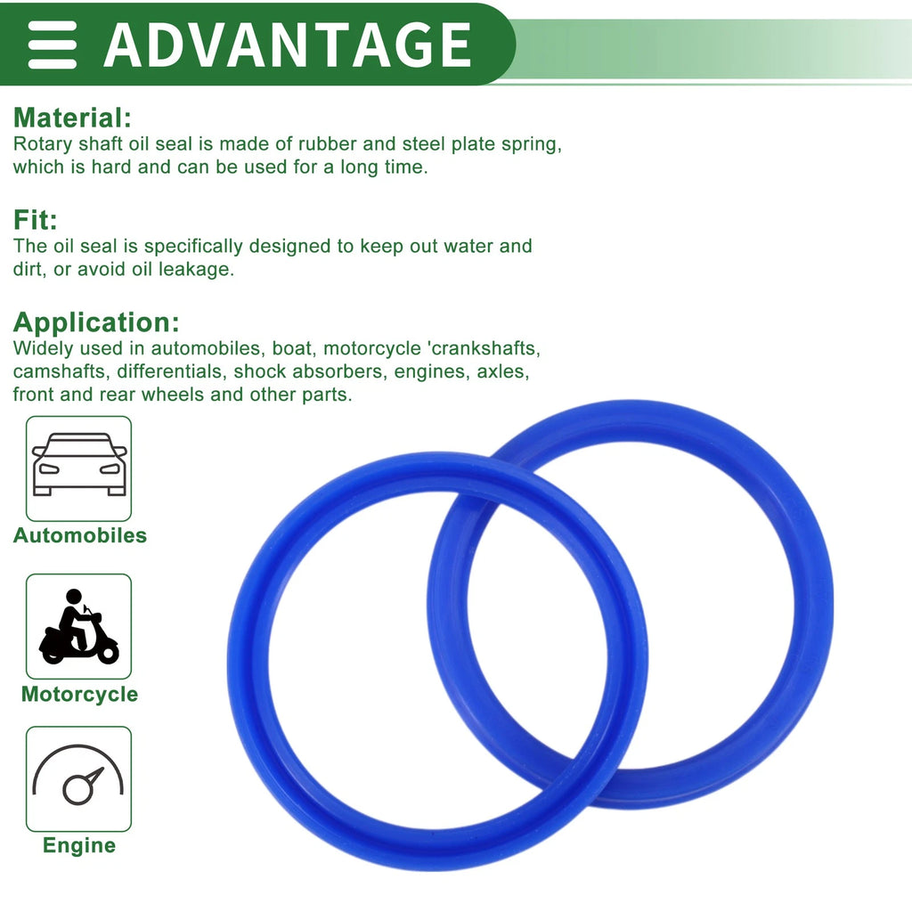 Set of 5 Oil Seal Rotary Shaft Seal 50x58x6mm for Various Models