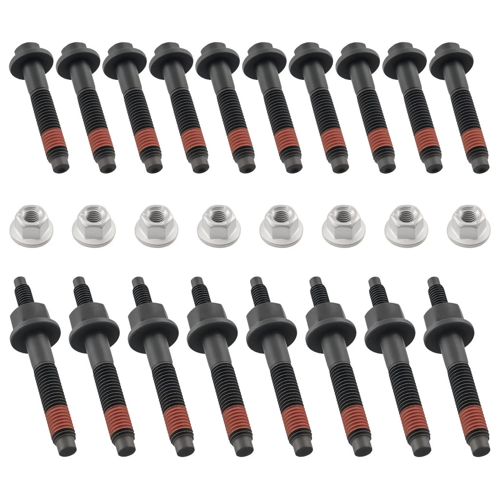 Exhaust Manifold Bolt Stud Nut Kit for Dodge Ram 1500, Jeep Commander (2006-2010)