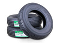 Set of 3 ST205/75R15 Trailer Tires 8PR Load Range D w/Scuff Guard